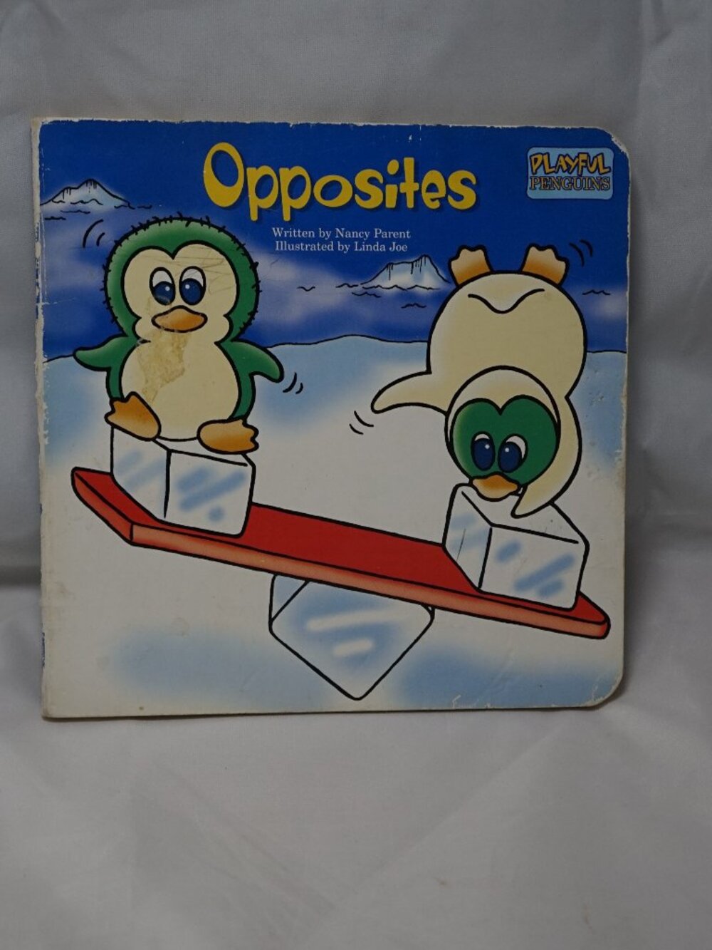 Opposites Playful Penguins Board Book Nancy Parent Linda Joe Paradise Press 2000